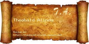 Theobald Alinda névjegykártya